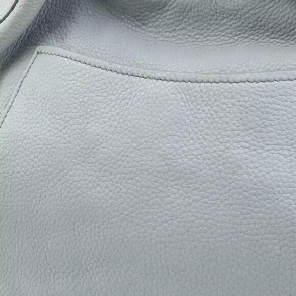Auth PRADA Handbag Light Gray Leather - Picture 14 of 15